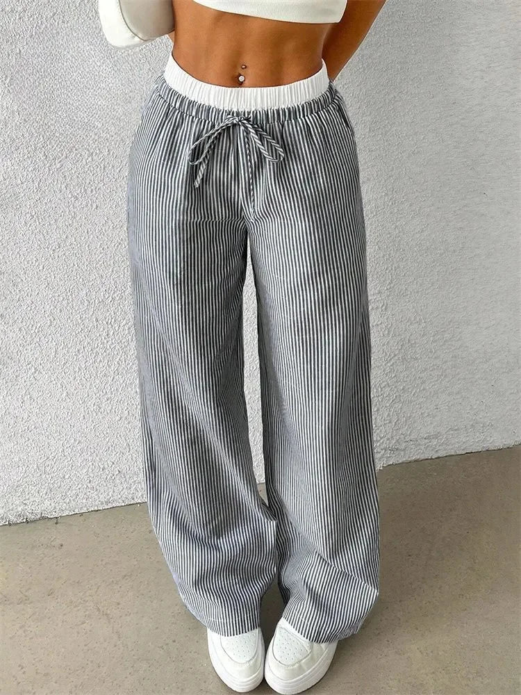 Cleo Striped Wide Leg Pants