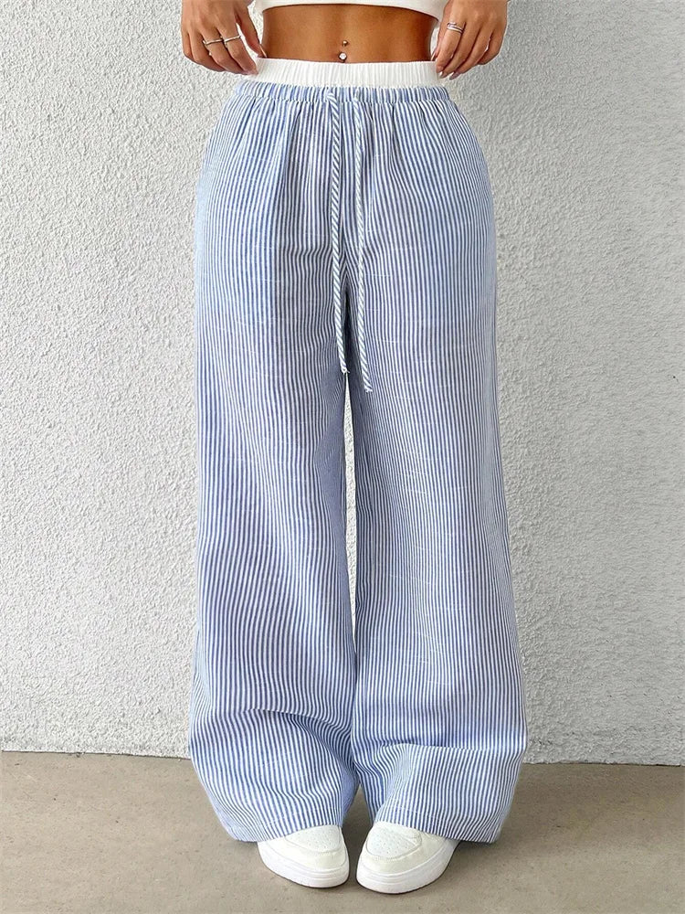 Cleo Striped Wide Leg Pants