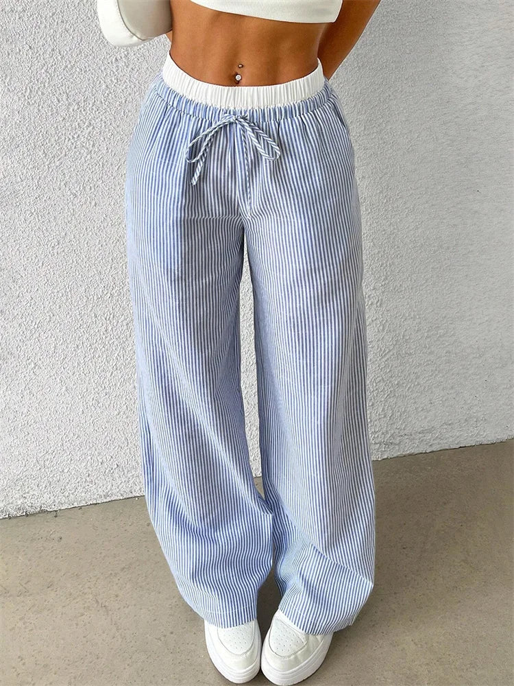 Cleo Striped Wide Leg Pants