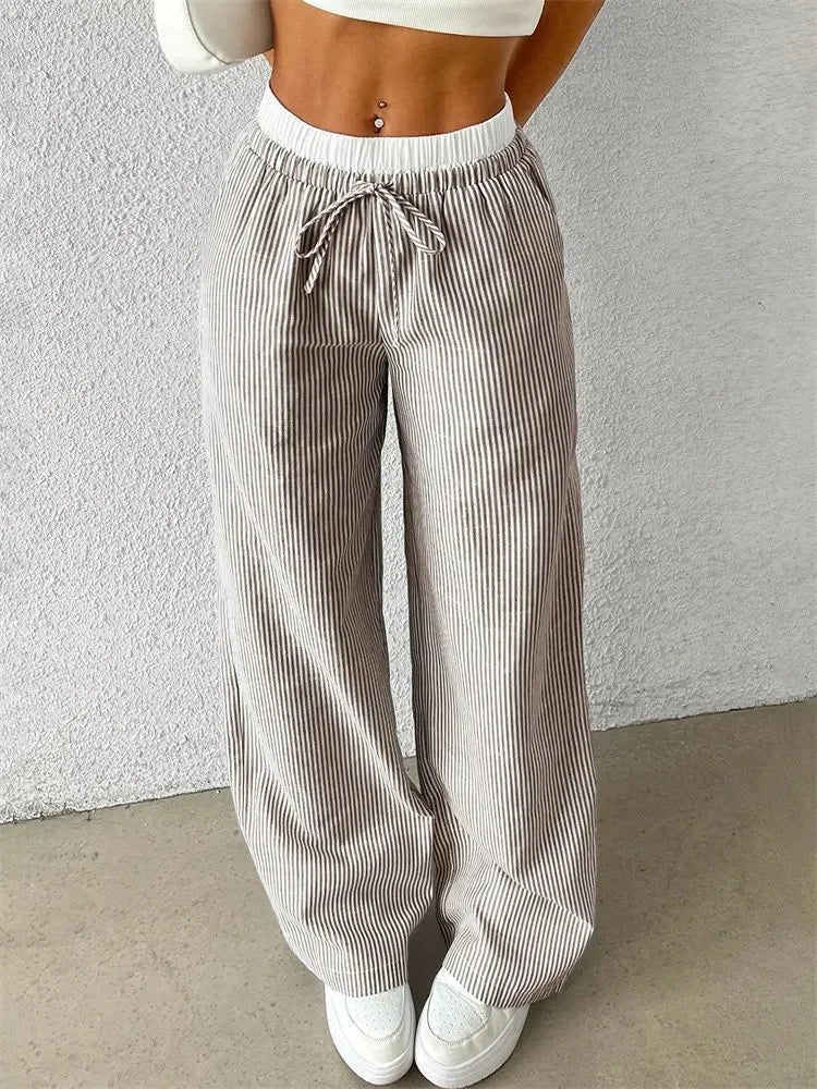 Cleo Striped Wide Leg Pants