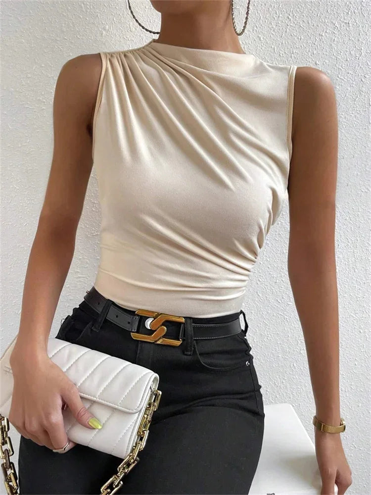Cleo Ruched Tank Top