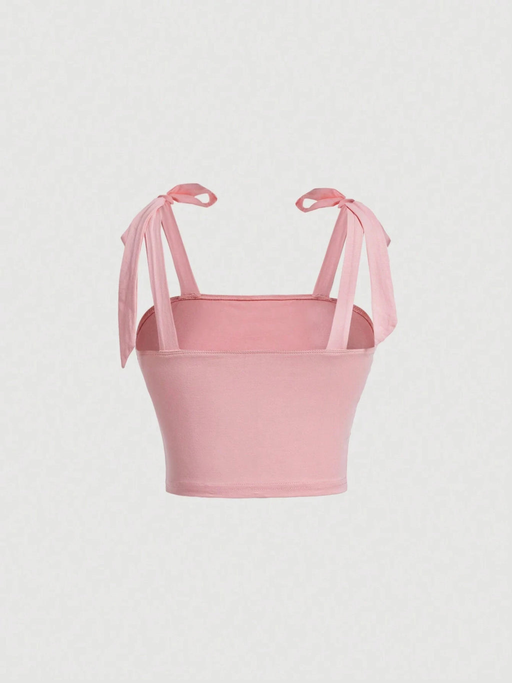 Princess Tie Shoulder Ruched Crop Top