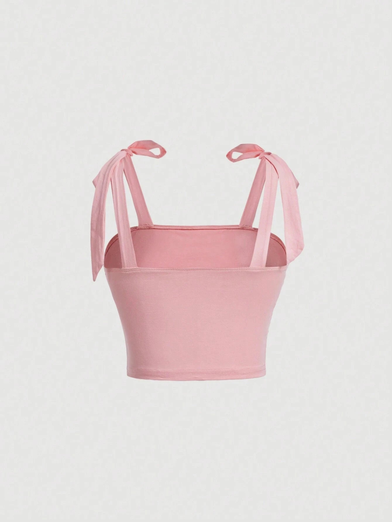 Princess Tie Shoulder Ruched Crop Top