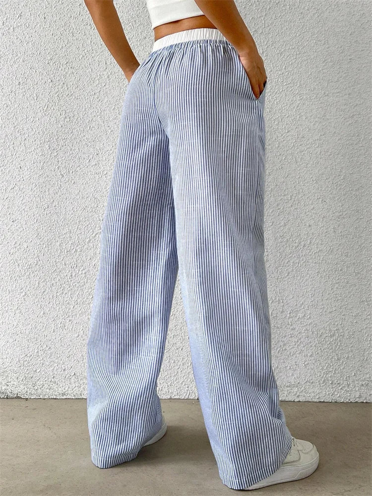 Cleo Striped Wide Leg Pants